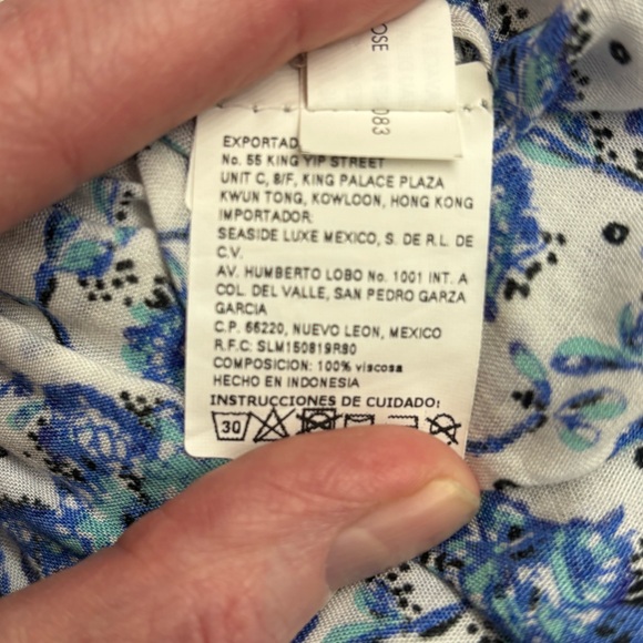 Poupette St. Barth flowy boho tunic with ruffle hem - Picture 6 of 8